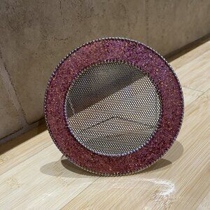 EUC Round Metal Mesh Stud Earring Display Rack